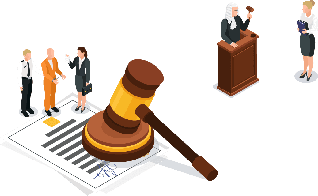 Gavel,judge,man-in-handcuffs